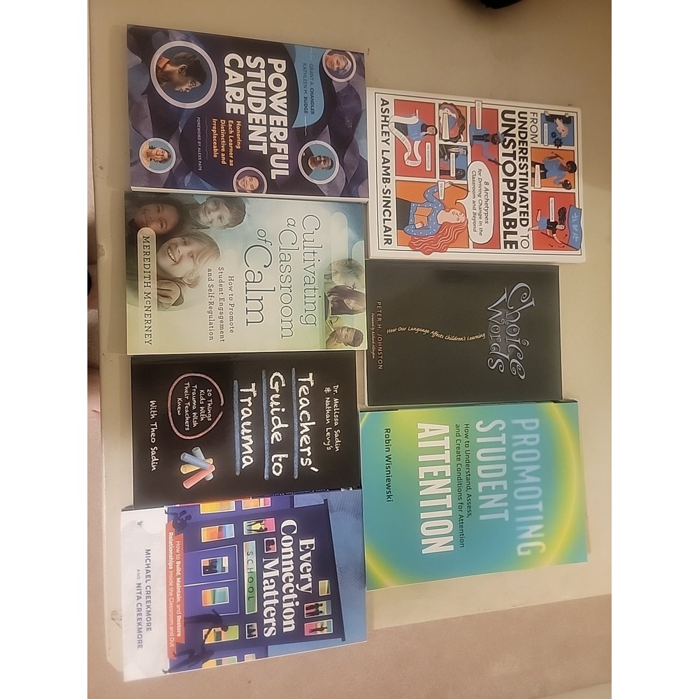 ASCD Education Book Lot (7) – Teaching, Classroom Management, Trauma, Inclusion